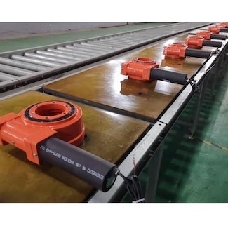 Stepper Motor Enveloping Worm Gear Slew Drive Miring Matahari Pelacakan Tata Surya