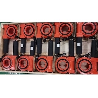 Torsi Tinggi IP66 Worm Gear Slew Drive 21 Inci Untuk Turbin Angin