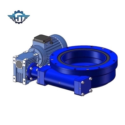 baja tempa CE Electric Slew Drive 680kN Beban Aksial Kekuatan Tinggi