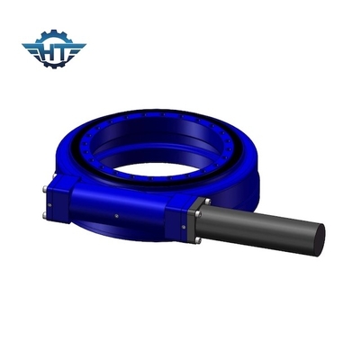 1 Inch Worm Gear Slew Drive Untuk Solar Tracker Ukuran Mini 0.1 Presisi 1 RPM