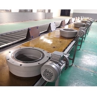 63kg Enclosed Slewing Drive Teknik Mesin Worm Gear Slew Drive