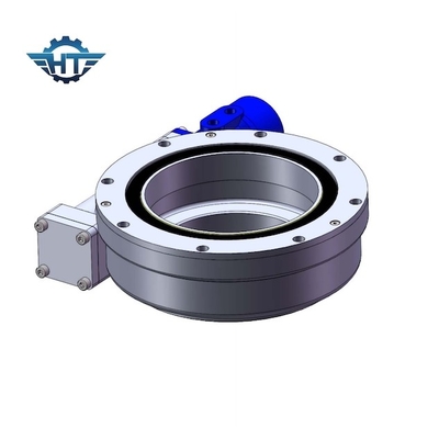 1RPM Worm Gear Slew Drive IP66 Slewing Bearing Drive Sumbu Horizontal