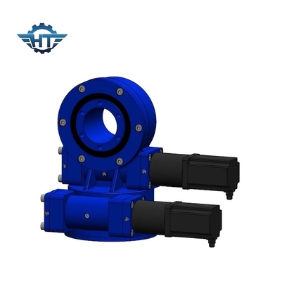 Perumahan Tertutup Worm Gear Slewing Drive Self Locking 12 Inches