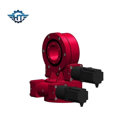 800RPM Worm Wheel Dual Axis Slew Drive Dengan Planetary Gearbox 24VDC