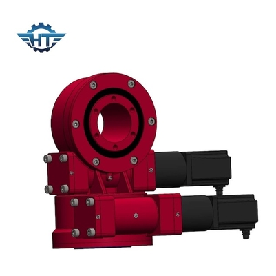 800RPM Worm Wheel Dual Axis Slew Drive Dengan Planetary Gearbox 24VDC
