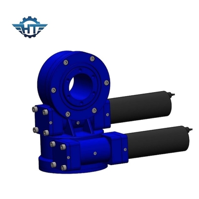 OEM Hardened Gear Slewing Drive Gearbox Motor Listrik CPV CSP PV Systems