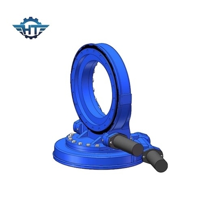 7 Inches Dual Axis Slew Drive Gearbox Untuk Panel PV Solar Tracker Slew Drive