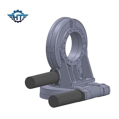 Torsi Tinggi 17 Inch Worm Gear Slew Drive Sumbu Ganda Untuk Stasiun Fotovoltaik