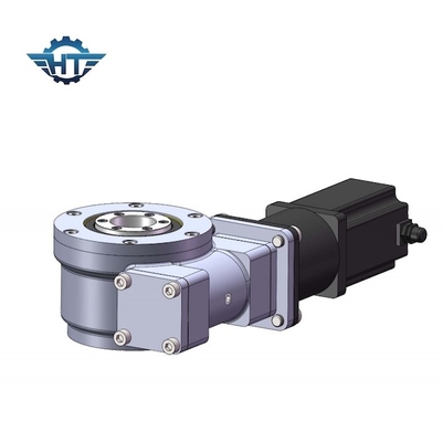 Bahan 50Mn / 42CrMo SE9 Perumahan Tertutup Slew Drive Gearbox Dengan Motor Listrik