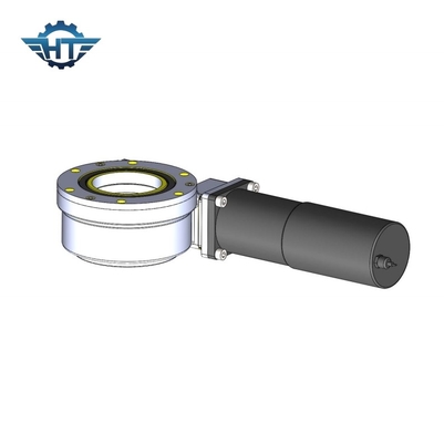 High Precision Worm Solar Small Slew Drive Dengan Permukaan Gigi yang Dipadamkan Untuk Pelacak Surya