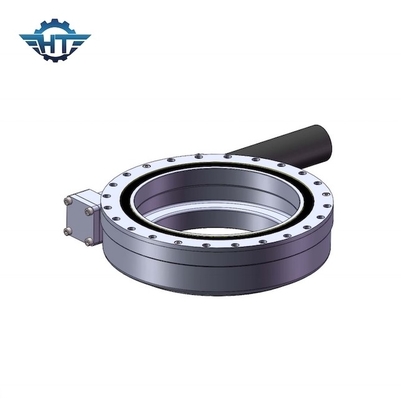 IP66 Terlampir Umur Panjang Hidrolik Worm Gear Slew Drive Untuk Platform Spider Mounted