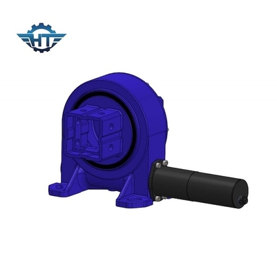 Vertikal 9 Inches Solar Slew Drive Dengan Motor 24VDC Untuk Sistem Pelacakan Sumbu Tunggal