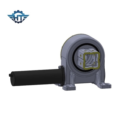 Torsi Tinggi IP66 Vertikal Single Worm Gear Dengan Motor Gear 220V Untuk Stasiun Parabola