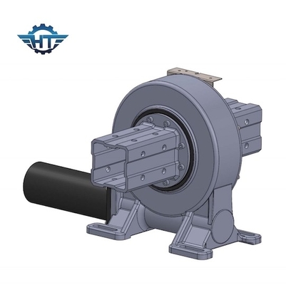 Hourglass Worm Gear Slew Drive Untuk Sistem Pelacakan Sumbu Tunggal Tabung 120mm Persegi