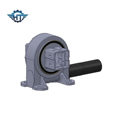 Membungkus Vertikal Slewing Drive Worm Gearbox Untuk Pelacakan Surya