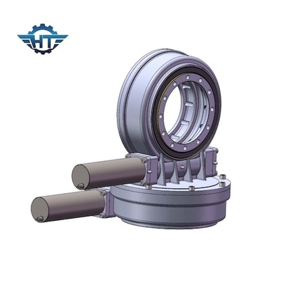 SDE7 Worm Gear Slewing Ring Multi Kontak Gigi Untuk Pembangkit Listrik Tenaga Surya PV Luar Ruangan